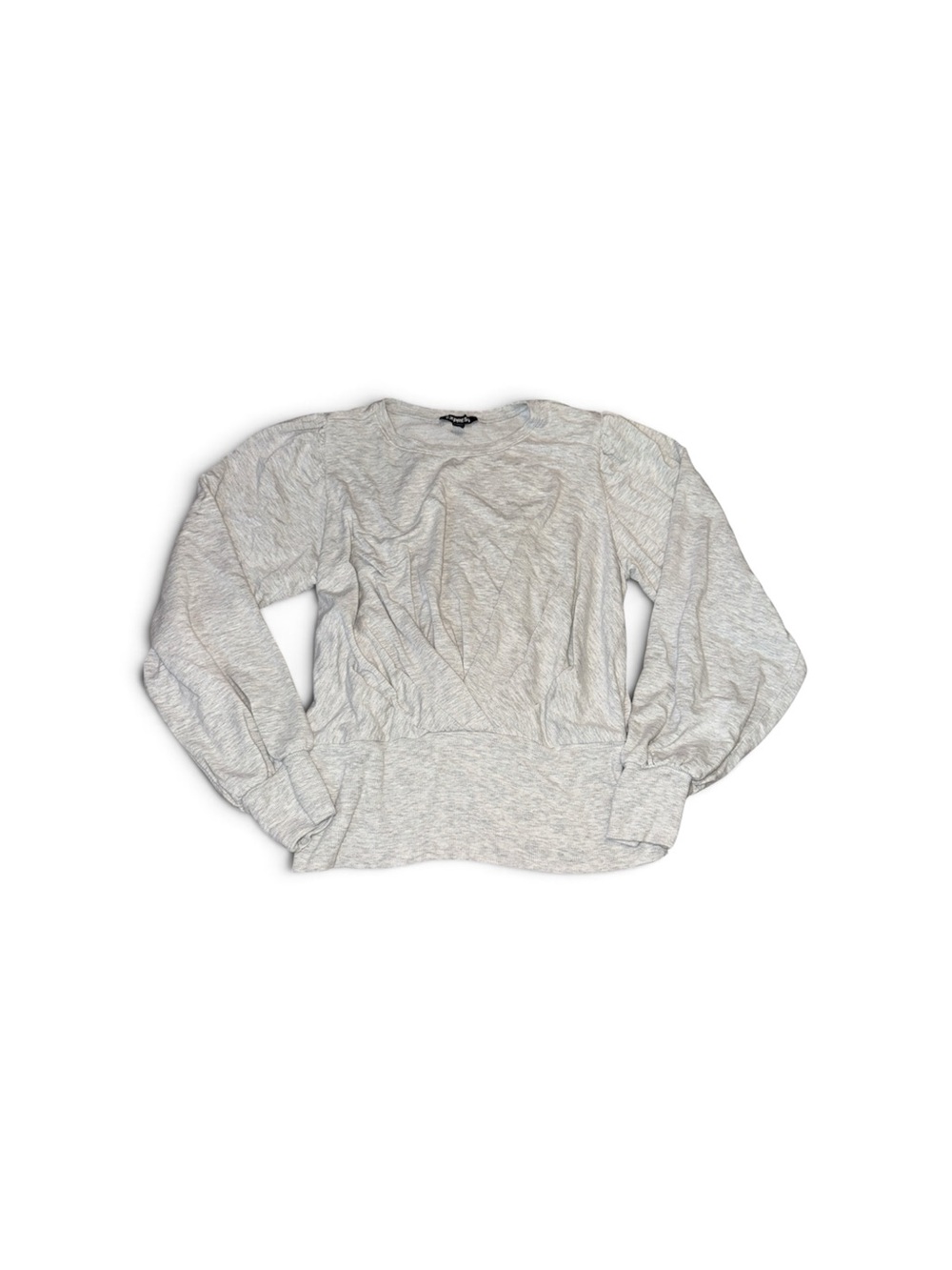 Gray Express Comfy Long Sleeve Top